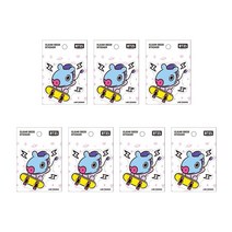 라인프렌즈 BT21 클리어데코스티커, 망, 7개입