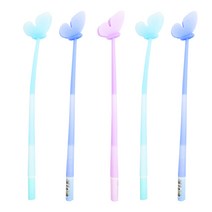 마이플러스 나비 실리콘 젤펜, 랜덤 발송, 5개