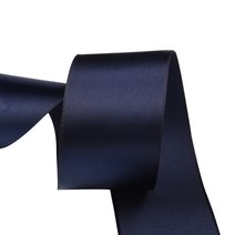 가드 공예 데코 선물포장 리본 폭 25mm, 네이비, 90m