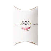 피크닉하우스 반달상자 화이트 20p + 투명핸드 롤리팝 스티커 20p, 혼합 색상, 1세트