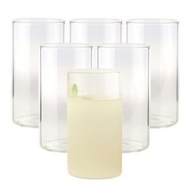 삼호유리 내열유리 글라스 유리컵 360ml glass tumbler-3, 6개