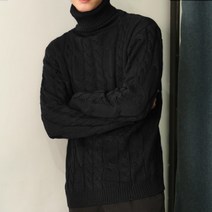 제제 남녀공용 볼드꽈배기폴라티