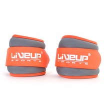LIVEUP 중량밸트 2p, 주황 + 그레이, 0.5kg