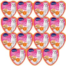 비타크래프트 포에시 하트캔 고양이 주식캔 오리&에그, 85g, 15개