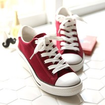 트윙키걸 스타일리쉬 톨업 5cm 웨지 캔버스화 F6900