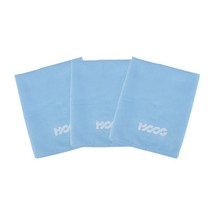 후그 건식 타월, 스카이블루, 3개