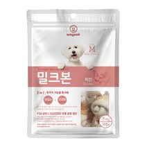 와그작 밀크본 덴탈껌 M 7p, 치킨, 1개