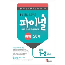 안쌤의 창의적 문제해결력 파이널 중등 과학 1~2학년 50제(2021):영재교육원 영재학급 관찰추천제 대비, 매스티안