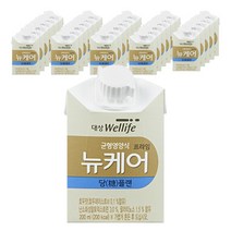 대상웰라이프 뉴케어 당플랜 당뇨환자영양식, 30개