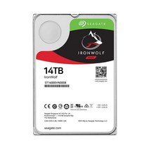 씨게이트 서버용 아이언울프 3.5 HDD, ST14000VN0008, 14TB