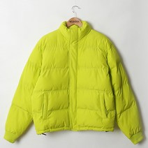 머시따 남성용 레인보우 오버핏 숏패딩