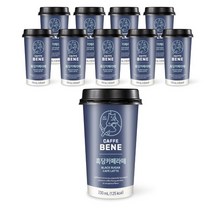 카페베네 흑당카페라떼, 200ml, 10개