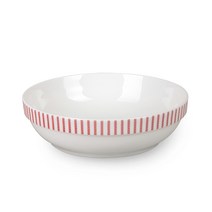 ZEN 린넨 스트라이프 7 면기 low, 레드 + 화이트, 1개