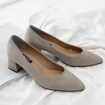 여성용 플러피 5cm 미들 펌프스힐