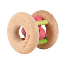 에버어스 꽃 원목 딸랑이, 1개