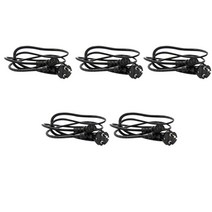 마하링크 AC코드 꺽임 국산 파워케이블 CP-0456, 5개, 1.5m