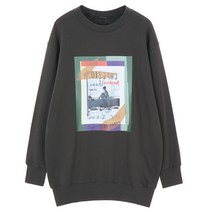 온앤온 여성용 프런트 프린팅 티셔츠 NW8WE4350
