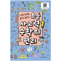 초등 사고력 1: 수학의 원리:그 많은 문제를 풀고도 몰랐던, 천종현수학연구소