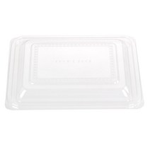 쿡앤락 사각 반찬 샐러드 일회용 용기 DS-231 뚜껑 투명, 600개