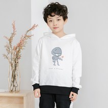 잭키드 남아용 알파고 후드티셔츠