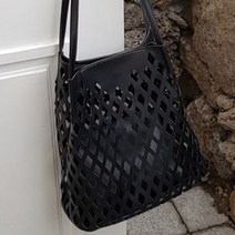 지니얼 여성용 다이아펀칭 미니 파우치 펀칭 숄더백