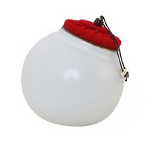 기울어진 도자기 차통 대, 화이트, 1개