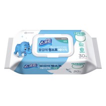스카트 물걸레청소포 베이직 대형 30매, 1개