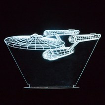 홈마인 LED 3D 무드등 우주 시리즈 H3 type, H301 우주선