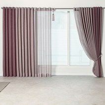 지나송 브론디 시크릿 암막커튼 + 봉세트