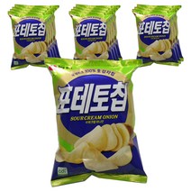 농심 포테토칩 스낵 사워크림 어니언, 12개, 125g