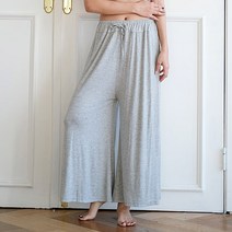 여성용 루즈핏 와이드 롱팬츠