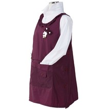 보드래 플라워 앞치마, 퍼플, 1개