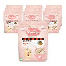 또야호야 유기농 과자 떡뻥, 단호박, 10개, 20g