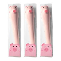 투영 말랑말랑 스퀴시 중성펜, 피그, 3개