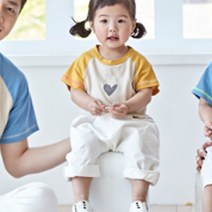 몽피마피 하트 나그랑 패밀리 반팔 티셔츠