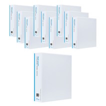 에코청운 3공 D링바인더 7cm A4, 백색, 10개