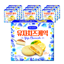 청우식품 유자치즈케익, 190g, 10개