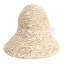 슈펜키즈 여아용 플라워 밀짚썬캡