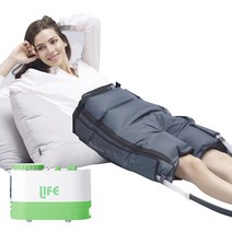 닥터라이프 라이프3플러스 사지압박순환장치 본체 + 반바지 커프 + 원터치 더블호스 세트, DOCTORLIFE LifeIII Premium Pneumatic Massage