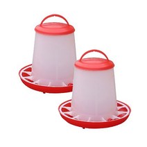 병아리 / 닭 모이통 6kg, 혼합색상, 2개
