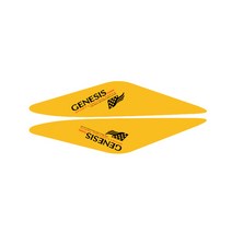 차량용 UV 코팅 라이트 리플렉터 필름 제네시스EQ900/H001, 옐로우, 1세트