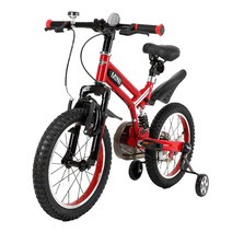 라스타 MINI PIONEERS KIDS BIKE 40.64cm RSZ1605, 레드, 112cm