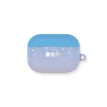 에이디오 브라이트문 에어팟 프로 하드 케이스, 소프트블루