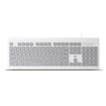 쓰리엠 USB 무소음 유선 키보드 K50, 화이트, 일반형