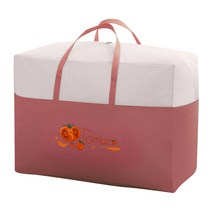 마켓피오 린넨 투톤 이불정리가방 XL, 핑크, 1개