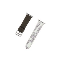 비쉐르 애플워치 3/4/5 로프픽 레더 밴드 세트 (38/40mm 호환 가능), 카키, 1세트