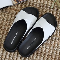 크로스 디자인 에나멜 탄력 슬리퍼 K3303