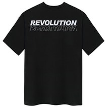 리셋 남여공용 레볼루션 반팔 티셔츠