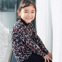 롤리핏 아동용 플라워홀릭 요가웨어 스포츠 긴팔티셔츠