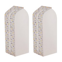 마켓피오 모던 행거 옷커버 삼각옐로우 90 x 30 cm, 1개입, 2개